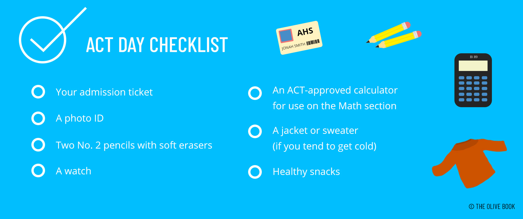 act test day checklist